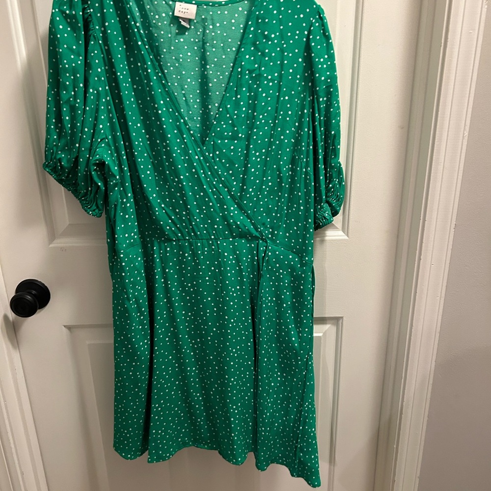 Green Polka Dot Dress